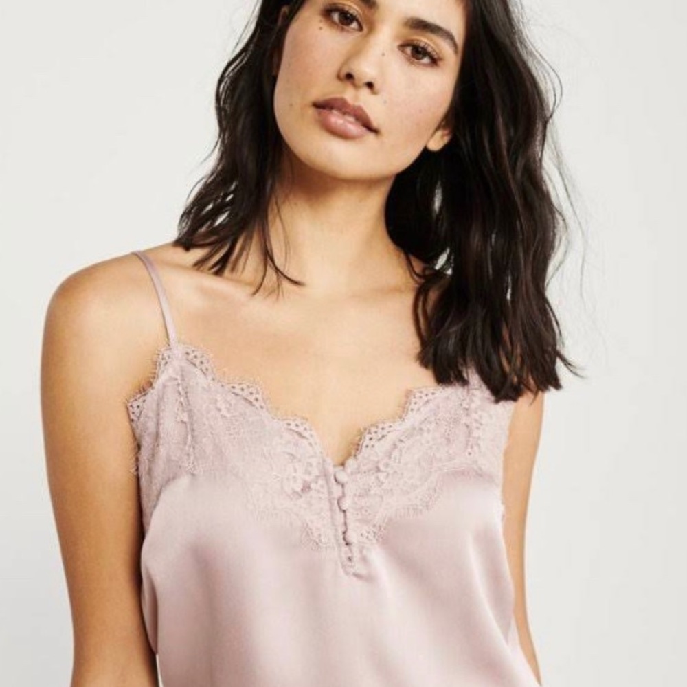 Abercrombie & Fitch Lace Trim Cami